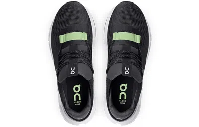 On Running Cloudnova 'eclipse Meadow Green' In Black