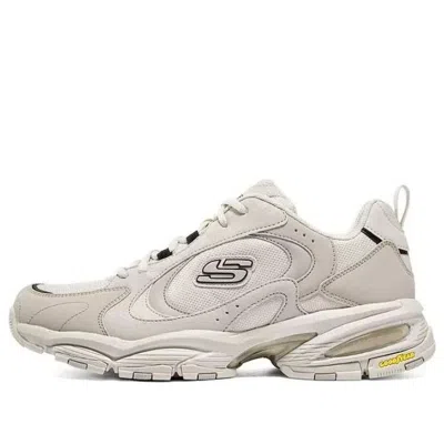 Skechers D'lites Shoes 'beige White' In Multi