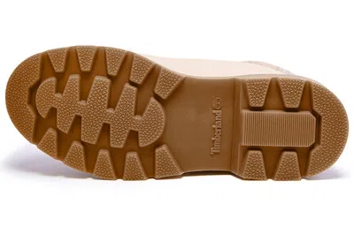 Timberland (wmns)  Lindon Woods 6 Inch Waterproof Boot 'beige Nubuck And Printed Collar' In Pink