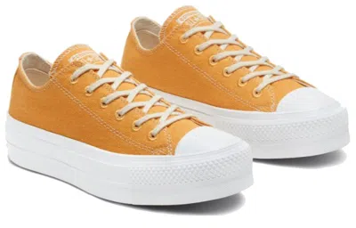 Converse (wmns)  Renew Cotton Chuck Taylor All Star Platform Low 'sunflower Gold' In Multi