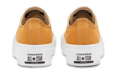 Converse (wmns)  Renew Cotton Chuck Taylor All Star Platform Low 'sunflower Gold' In Multi