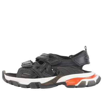 Balenciaga Track Sandals 'clearsole Black Red'