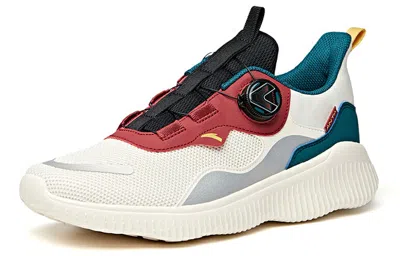 Anta Running Series Sneakers 'velvet Red' In White