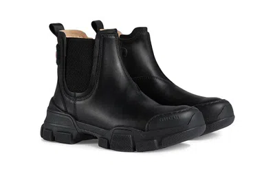 Gucci (gs)  Leather Ankle Boot 'black'
