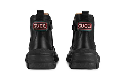 Gucci (gs)  Leather Ankle Boot 'black'