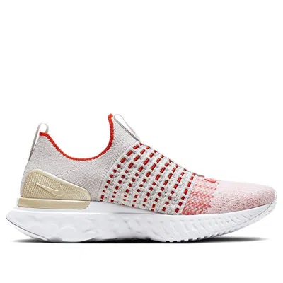 Nike (wmns)  React Phantom Run Flyknit 2 'vast Grey Orange' In Multi