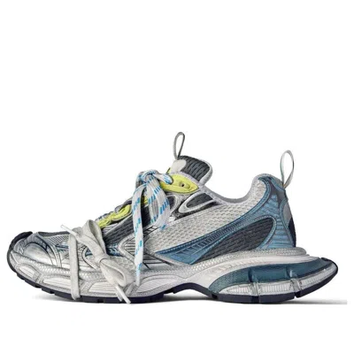 Balenciaga 3xl Chunky Mesh Sneakers In Blue