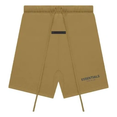 Essentials Fear Of God  Fw21 Sweatshorts 'amber' In Brown