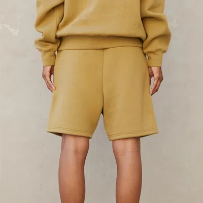 Essentials Fear Of God  Fw21 Sweatshorts 'amber' In Brown