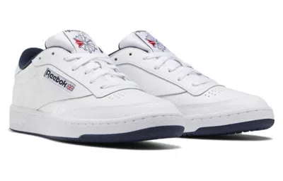 Reebok Club Workout Leather Sneakers In White