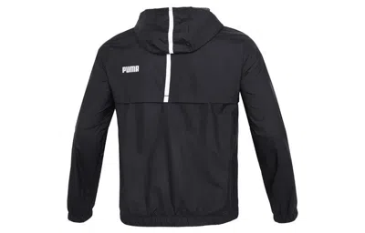 Puma Ess Solid Windbreaker Logo 'black'