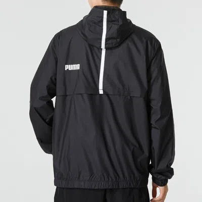 Puma Ess Solid Windbreaker Logo 'black'