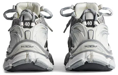 Balenciaga Runner Sneakers With Mesh Panels And Rubber Sole In Multi