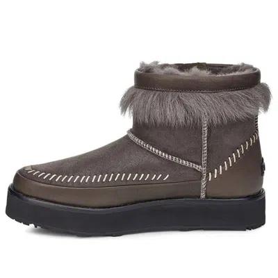 Ugg (wmns)  Fluff Punk Boot Fleece Lined In Brown