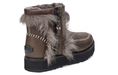 Ugg (wmns)  Fluff Punk Boot Fleece Lined In Brown