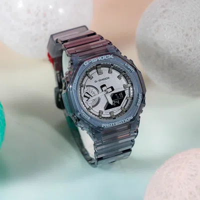 Casio G-shock Analog-digital 'translucent Black' In Metallic