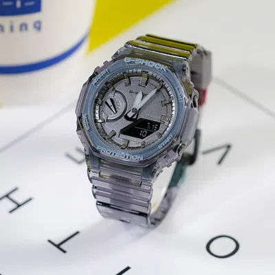 Casio G-shock Analog-digital 'translucent Black' In Metallic
