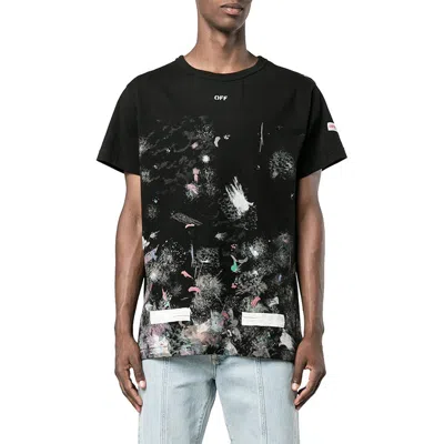 Off-white Seeing Things Washed T-shirt 'black' In Black