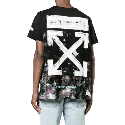 Off-white Seeing Things Washed T-shirt 'black' In Black