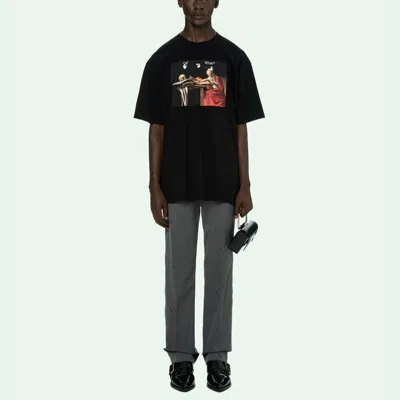 Off-white Caravag Paint Slim S/s Tee