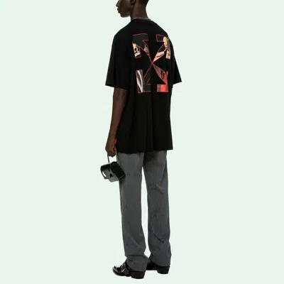 Off-white Caravag Paint Slim S/s Tee