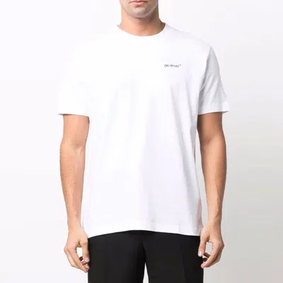Off-white Ss22 Printing Round Neck Pullover Short Sleeve Ordinary Version White