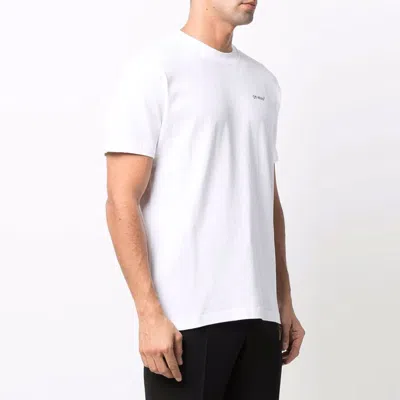 Off-white Ss22 Printing Round Neck Pullover Short Sleeve Ordinary Version White