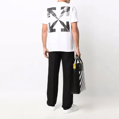 Off-white Ss22 Printing Round Neck Pullover Short Sleeve Ordinary Version White