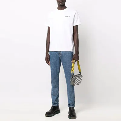Off-white Ss22 Printing Round Neck Pullover Short Sleeve Ordinary Version White In White