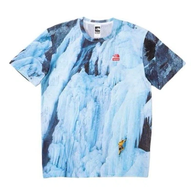 Supreme Ss21 Week 5 X The North Face Ice Climb Tee In Blue