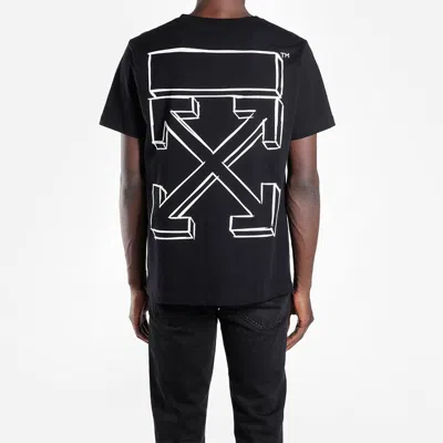 Off-white 3d Arrow Short Sleeve Ordinary Version Black In Black