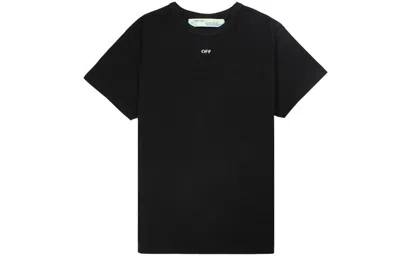 Off-white Basic Logo Pill Box Short Sleeve In Black