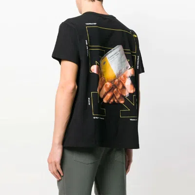 Off-white Basic Logo Pill Box Short Sleeve In Black