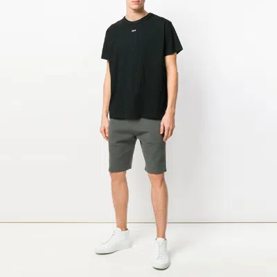 Off-white Basic Logo Pill Box Short Sleeve In Black