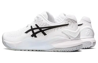 Asics Gel Resolution 9 'white Black' In White