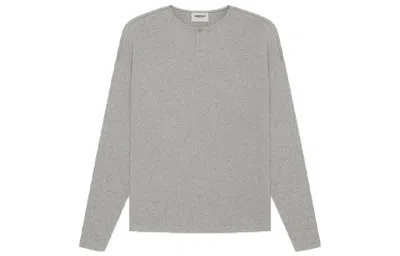 Essentials Long-sleeve Sweatshirt In Gray