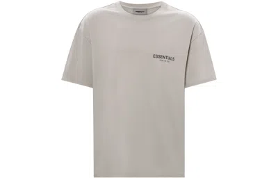 Essentials Fear Of God  Fw21 Short Sleeve Tee Tan In Neutral