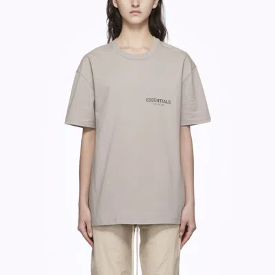 Essentials Fear Of God  Fw21 Short Sleeve Tee Tan In Neutral