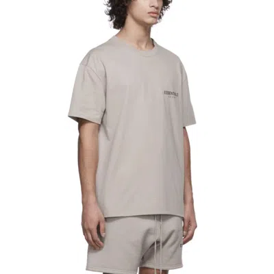Essentials Fear Of God  Fw21 Short Sleeve Tee Tan In Neutral