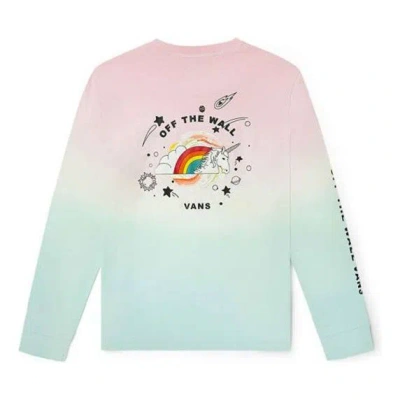 Vans (wmns)  Gradient Rainbow Unicorn Printing Long Sleeves T-shirt In Multi
