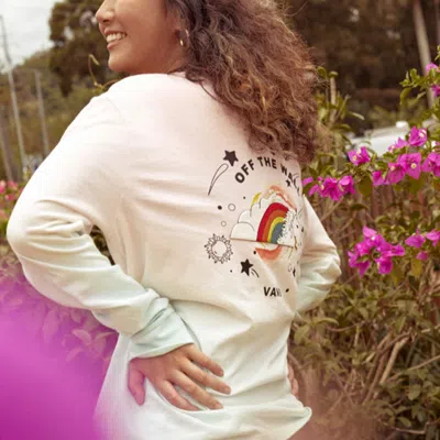 Vans (wmns)  Gradient Rainbow Unicorn Printing Long Sleeves T-shirt In Multi