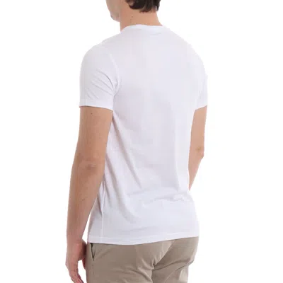 Burberry Logo Pattern Short Sleeve White