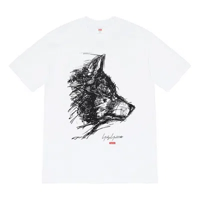 Supreme Fw20 Week 4 X Yohji Yamamoto Tee 'black White'
