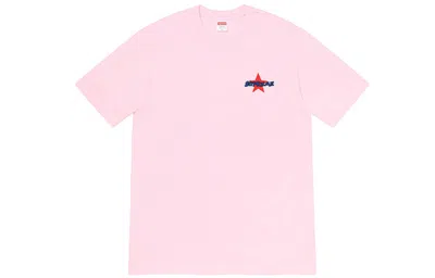 Supreme Fw19 Week 17 Money Power Respect Tee In Pink