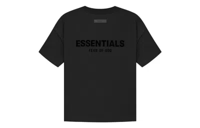 Essentials Fear Of God  Ss22 Logo Tee 'stretch Limo'