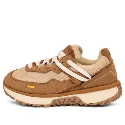 Ugg Retrofi Suede-panelled Running Sneakers In Brown