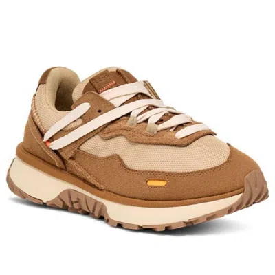 Ugg Retrofi Suede-panelled Running Sneakers In Brown