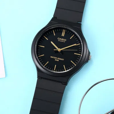 Casio Sheen Fashion Business Analog Watch 'black Gold'