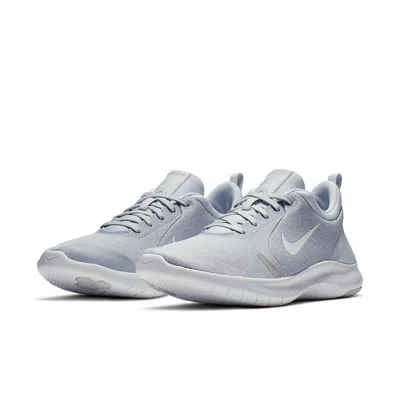 Nike (wmns)  Flex Experience Rn 8 'white Pure Platinum' In Gray