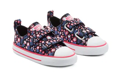 Converse (td)  Chuck Taylor All Star Low Top Flowered Purple/pink In Multi